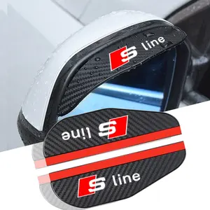 For Audi A3 A4 A5 A6 A7 A8 Q2 Q3 Q5 Q7 Tt S Sline Rs Car Rearview Mirror Rain Cover, Automotive Accessories, Waterproof Eyebrow Guard