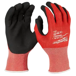 Milwaukee Cut Level 1 Nitrile Dipped Gloves (6 PACK)
