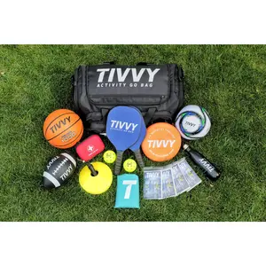 TIVVY Pre-Packed Multi-Functional Sports Duffels - Family Go-Bag, Outdoor Activity Bag for Parents