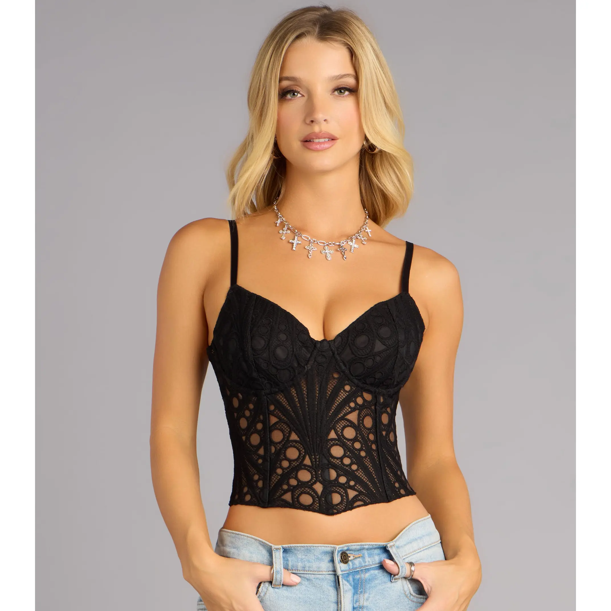 lace up a corset top - TikTok Shop