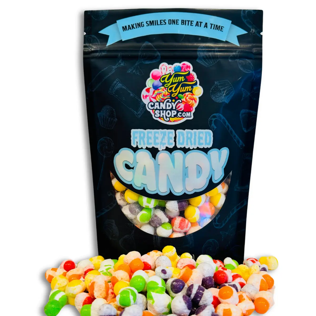 Itty Bitties Freeze Dried 5oz Candy Bag Snack Candies Sweet Crunchy Tart Fruity