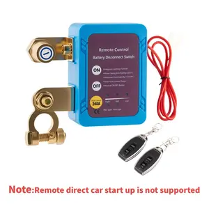 Remote Battery Disconnect Switch 12v, 240A, Upgrade Smart Voltage Car Kill Switch Anti-Theft, Prevent Battery Drain, Remote Battery Kill Switch for Car, Truck, RV (Flat Installation)