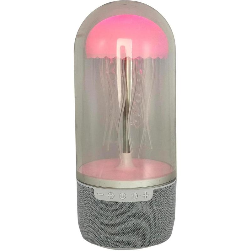 Color-Changing Jellyfish LED Mood Lamp with Bluetooth Speaker – Relaxing Home Decor & Music Light