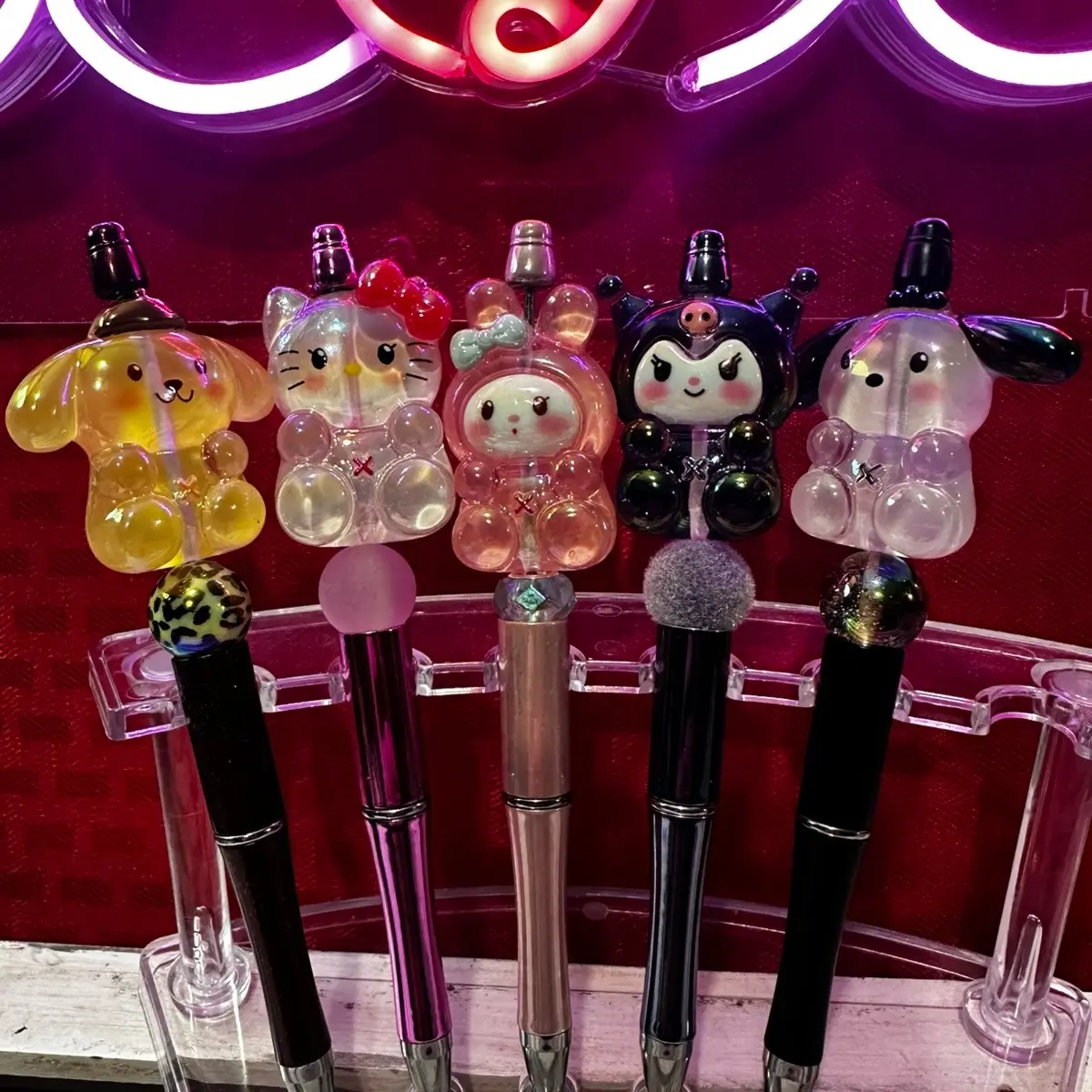 Character Ink Pens - Whimsical Design with Colorful Characters, Fun Writing Accessory for Everyday Use