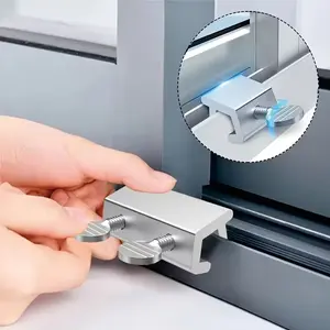 Set of 7 Adjustable Sliding Window Locks, Security Solution for Windows, Suitable for Home, Office, RV, Commercial Use, Easy Installation