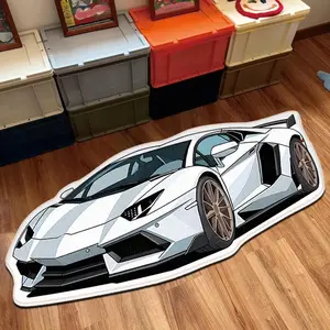 Car Design Rug, Creative Carpet, Contemporary Decorative Rug, Non-slip Soft Floor Mat, Decorative Carpet for Home Living Room Bedroom, Home Decor, Home Decor Rugs