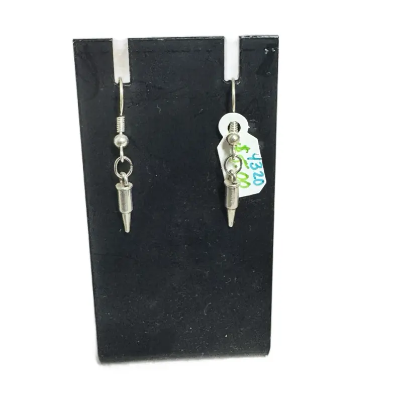 Bullet Earrings - Unique Design with Metallic Finish - Perfect for Any Occasion