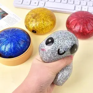 Expressive Big Dumpling Squishy Stress Relief Toy, Soft TPR, Random Style, Valentine & Easter Gift for Kids