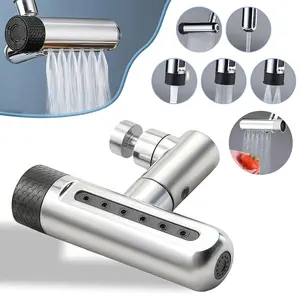 1pc faucet adapter, compatible with bathroom sinks and faucets, multifunctional faucet converter, bathtub shower sink replacement part (compatible with most faucet types)