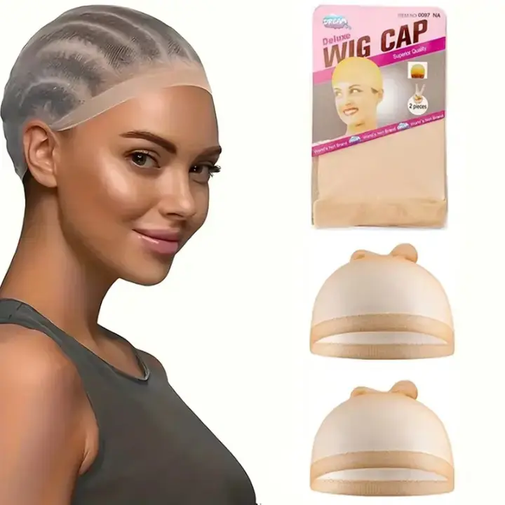 Sheer HD Ultra-Thin Mesh Fabric Wig Cap for Lace Front Wigs - Breathable, Stretchy, Snug Fit for Natural Look, Breathable Thin, Daily Wear, Stocking Cap, Hd Wig Caps