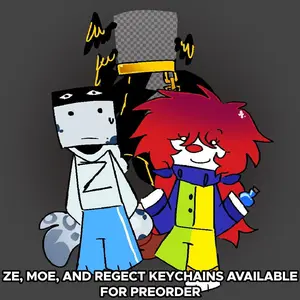 A REGECT KEYCHAINS, Cute Keyring Accessory, Fun Charm For Backpack Or Purse | High Quality and Customer Favorite Items