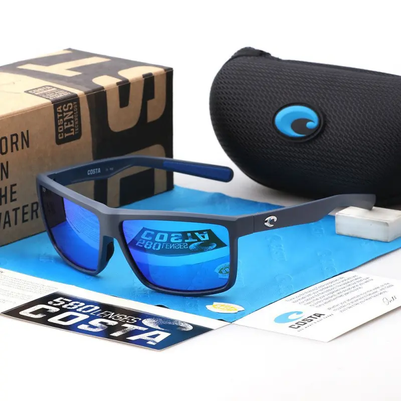 [full box] Costa Del Mar 580P Sunglasses Mens Polarized UV Protection Fishing Beach Eyewear