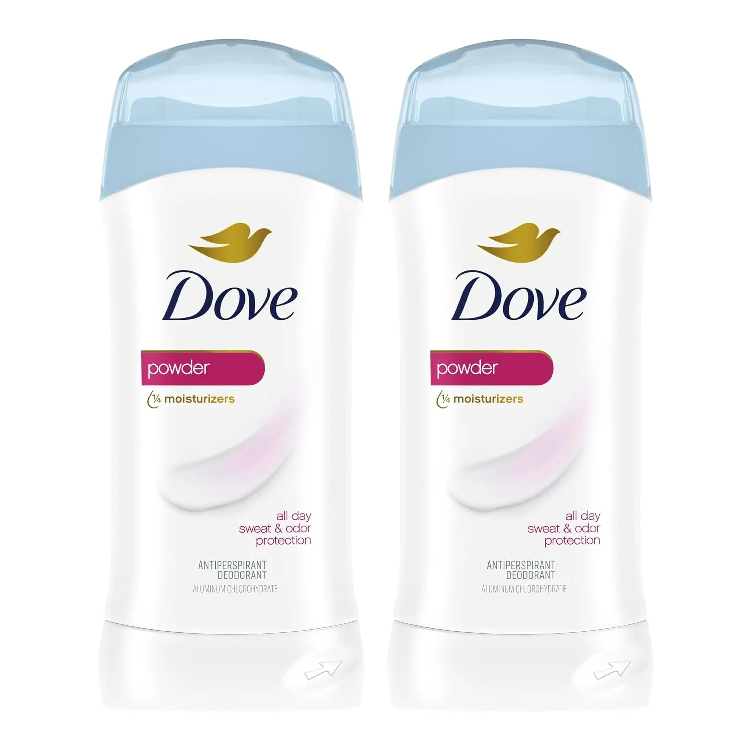 Antiperspirant Invisible Solid, Size: 2.6 oz (2 Pack) | Scent: Powder