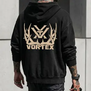Hunting Hoodie – Bold Vortex Logo with Antler Design, Durable Archery & Outdoor Apparel, Comfortable Hoodie for Hunters and Archers