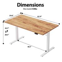 62.9 x 23.6" Light Rustic Brown