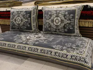 Luxury Grey Afghan Toshak Cover Set G06 | Velvet High Quality | Custom Made Toshak Set