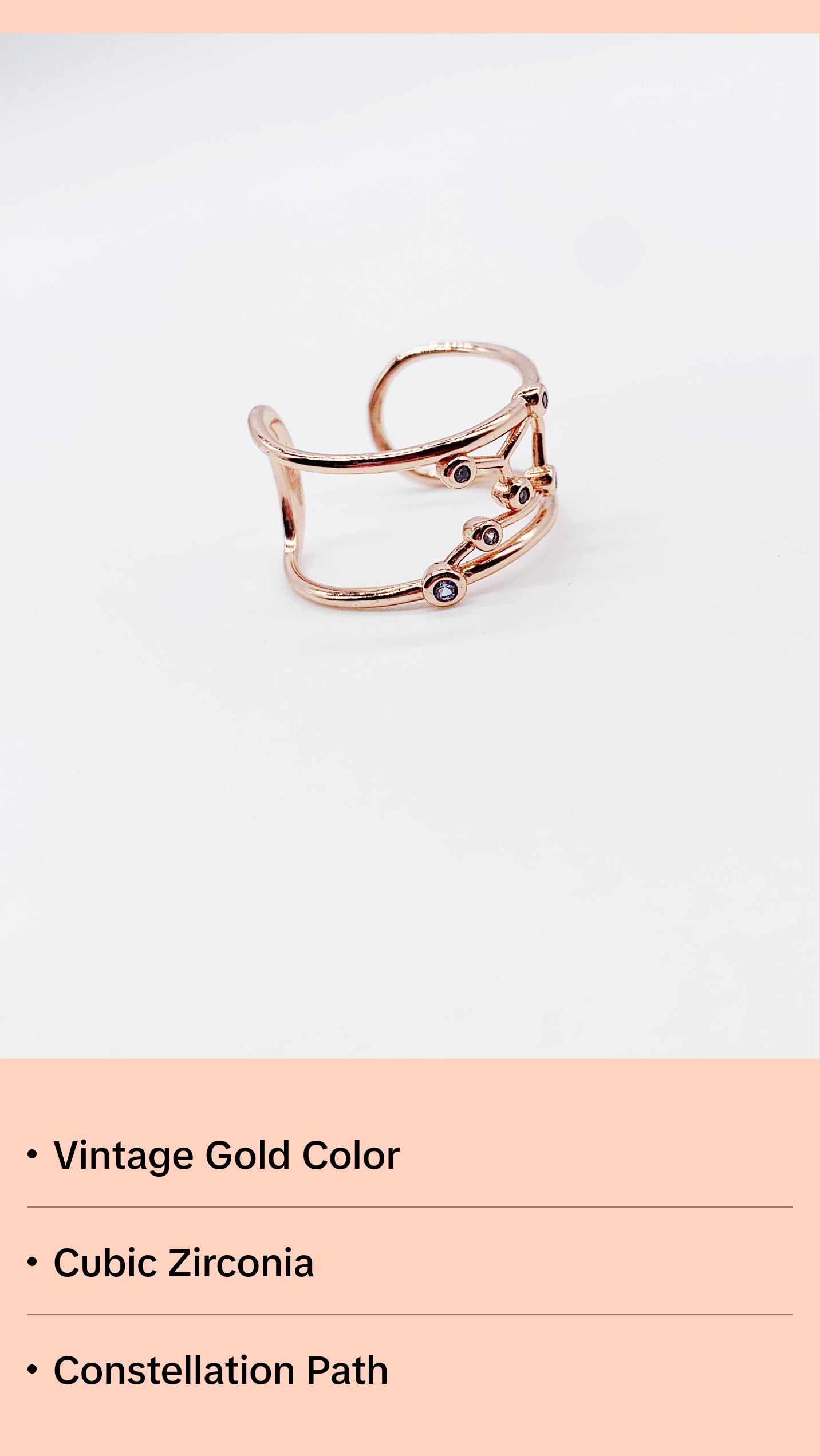 GOLD CONSTELLATION RING