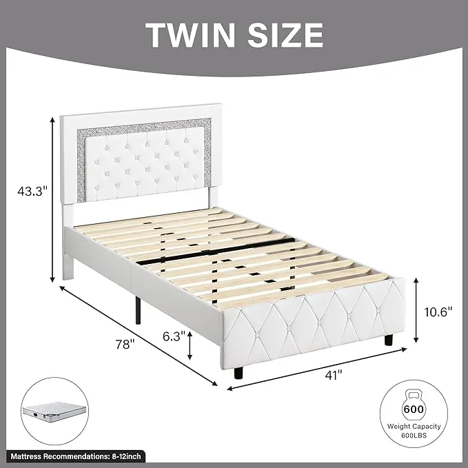 Twin Size White