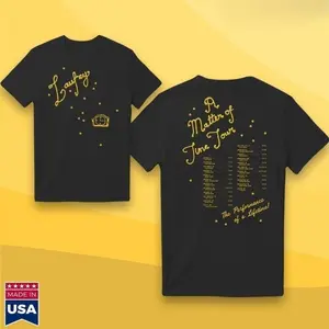 Youth and Adult Laufeyy A Matter Of Time Tour 2025 T-Shirt, Official Concert Graphic Tee, Vintage Indie Pop Tour Merch