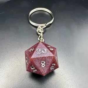 D20 keychain
