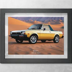 1978 Subaru Brat Classic Car Poster Decor Print Room Prop Ornaments Decoration Wall Artistic Photo