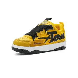 Fashion Canvas Sneakers - Comfortable Breathable Low-top Skate Shoes, Suitable for All Seasons with Lace-up Closure Casual Trainers Closed Running Training Runner