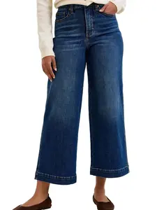 Judy Blue Set The Standard Tummy Control Ankle Wide Jeans