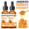 Jimerito Honey Eye Serum with Dropper - 30ml Bottle, All Natural Fast-Acting 7-Day Soothing Formula for Adults, Hydrating Brightening Extra Care Daily Skincare (All Skin Types, Summer Use)