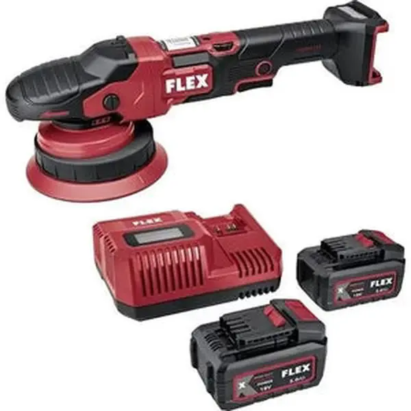Flex Xfe 15 18V 6" Polisher Set W/ Charger And Batteries
