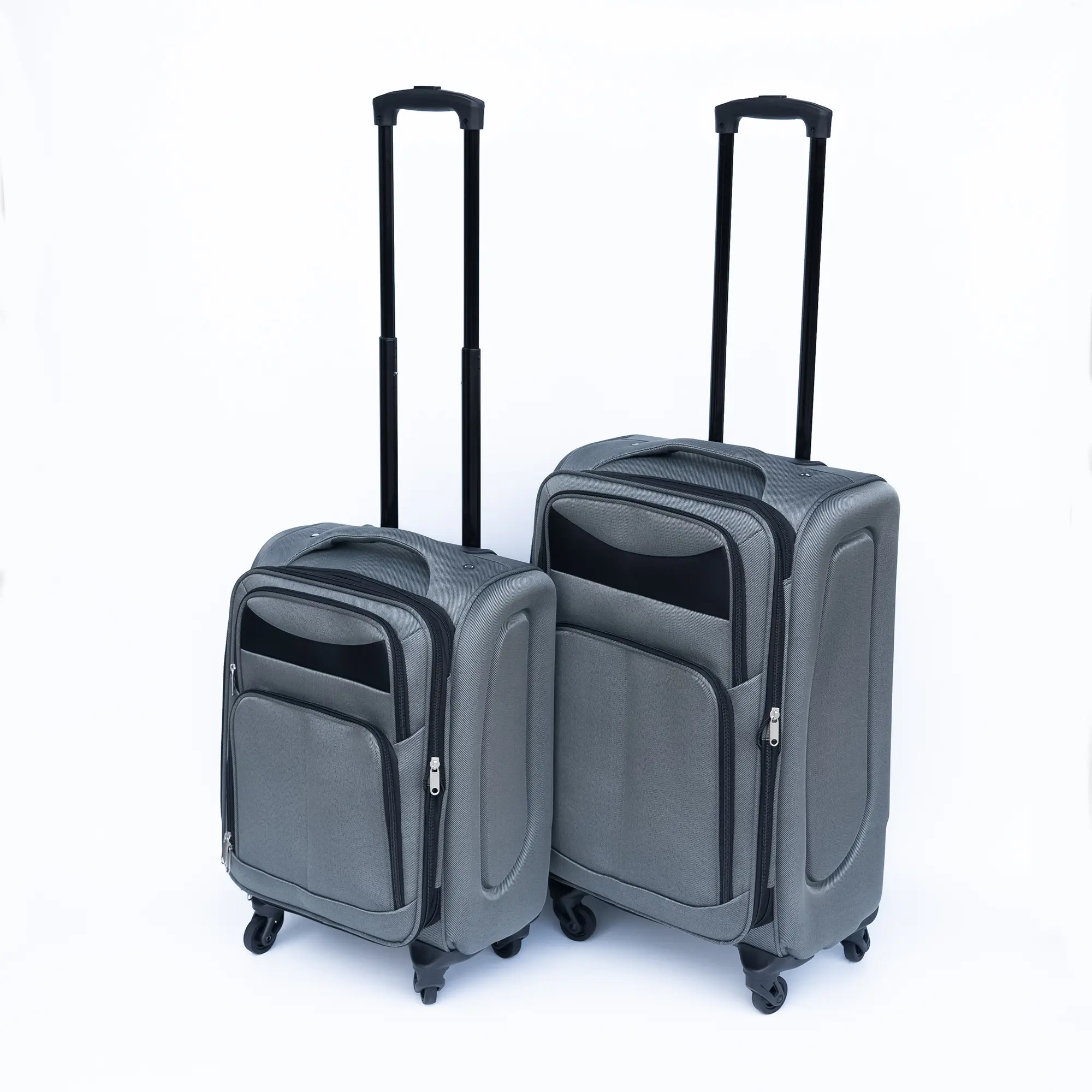 (20+24) Two-piece suitcase suitcase set Oxford trolley case without password lock universal wheel