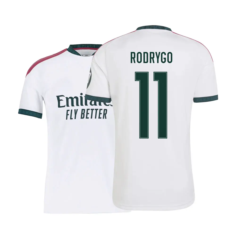 5# Bellingham 26 27 Home 7# Vini JR White Short Sleeve 10# Mbappe Soccer Jersey 8# Valverde 15# Arda Güler 11# Rodryao Jersey