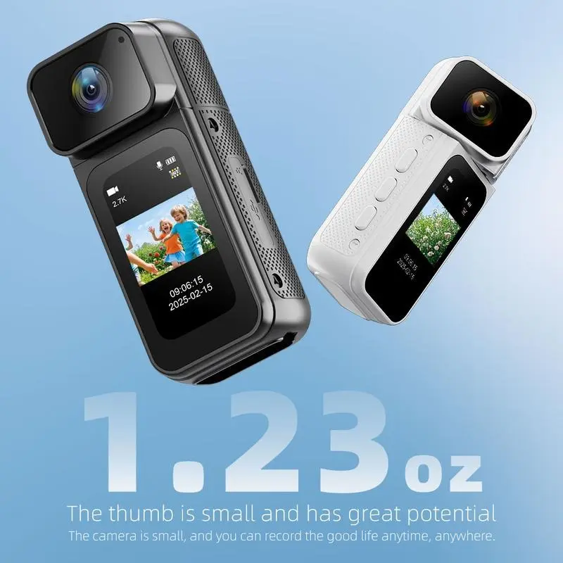 Ormos -S80 Multifunctional portable camera - magnetic multi-purpose, ultra-light, long-lasting and ultra-wide-angle sports camera Batteries Wearable Body Cam