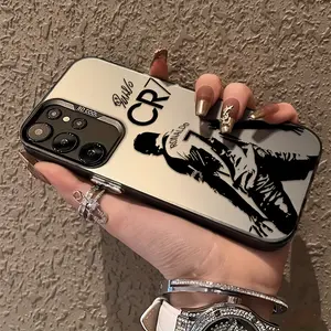 CR7 Football Phone Case Compatible with for galaxy S25, S24, S23, S22, S21, S20 FE Ultra Plus 4G/5G Anti-Drop Matte Back