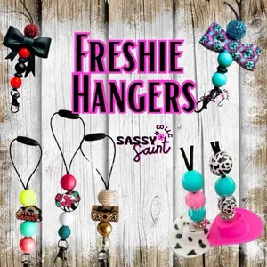 Made to order Sassy Saint Freshie Hangers-Freshie Accessories-Silicone Beads-Pick Your Focal