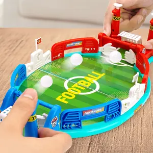 Interactive Tabletop Soccer Game, Mini Foosball Board, Interactive Educational Table Football for Two Players, 4 Small Balls Included, Christmas Gifts
