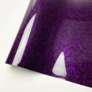 1PC Purple Shredded Car Sticker, Decals Sticker, Waterproof, Sun-protected, Easy To Apply, Suitable for Car Bodies, Motorcycle, Plastic, Glass, Metal, Smooth Surface, Scratches Block, Large Area of The Car Body, Necessary for Film Protection