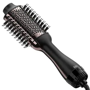 4 in 1 Hair Dryer Brush with Anti-Frizz Ceramic Titanium Barrel and Negative Ion - Volumizer, Straightener and Styler in One
