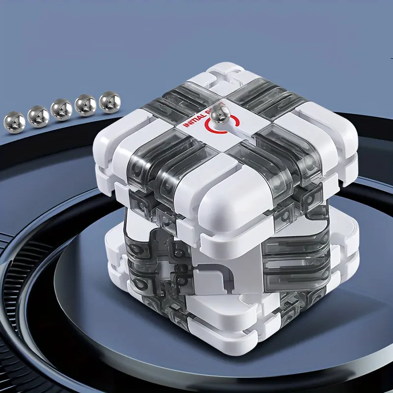 Puzzle Maze Cube, 3D Maze Magic Cube Brain Teaser Is An Educational Puzzle Toy For Children And Adults, And A Christmas Gift. Maze Ball Puzzle Toy For all Children And Adults, A Challenging Game cubo rubik pastel box