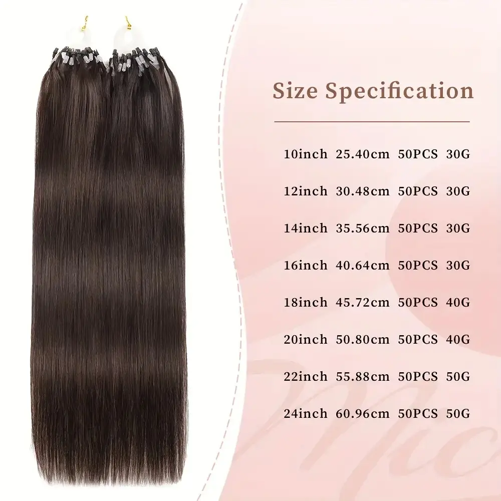 Hot Fashionable 50 Strands DNE HAIR Microlink Hair  display picture 3