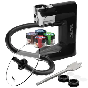 Smoking Gun Wood Smoke Infuser - Starter Kit, Smoker Machine with Accessories and Wood Chips - Cold Smoke for Food and Drinks - Gift for Man-gift for Christmas