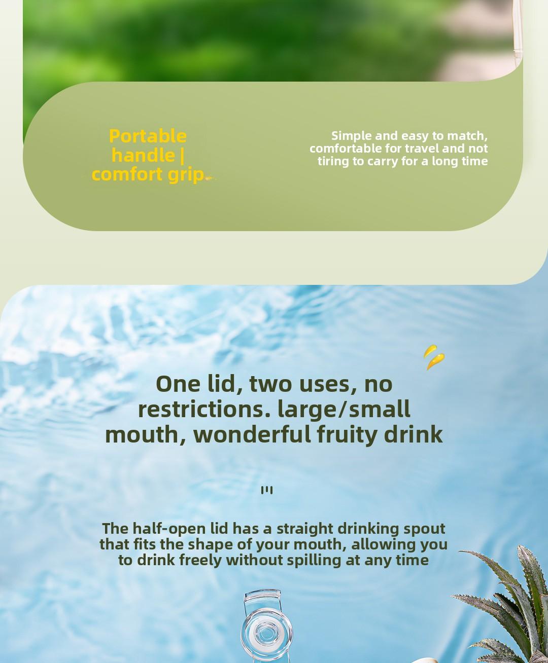 CEool Portable Blender, Cordless Personal Juicer Cup, Multifunctional Fruit & Ice Crushing Blender for Home and Travel