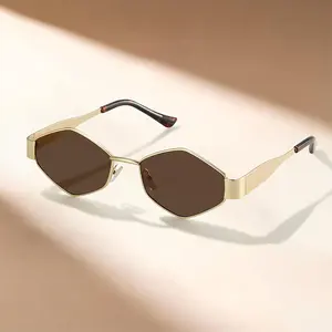 Retro Unisex Fashionable All-match Tinted Lens  Sunglasses, His and Hers Gifts,  Summer Vintage Trendy Glasses no decoration