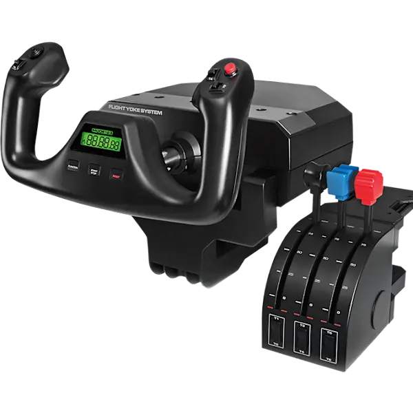 Logitech G Flight Yoke and Throttle Quadrant System