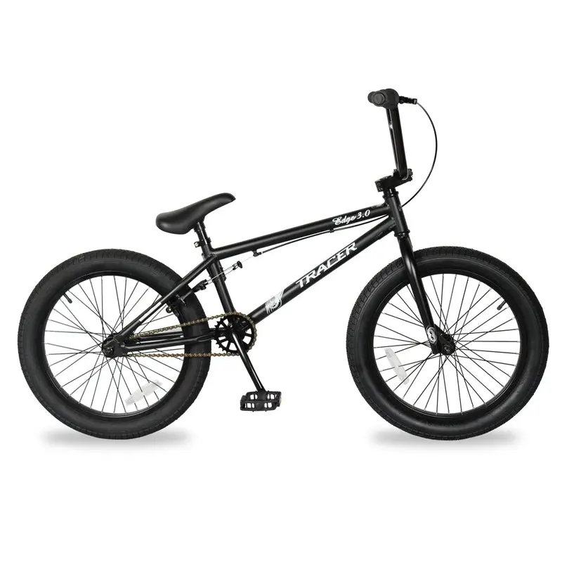 212 MAIN Tracer Edge 3.0 Standard Version Kids' 20 in Steel Frame Freestyle BMX Bike - Matte Black