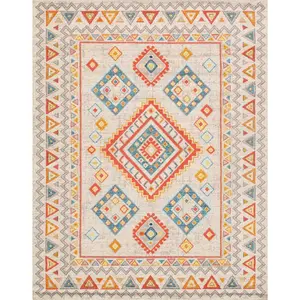 Canvello Modern Power Loom Area Rug- 2' X 3'