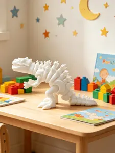 Creative Toy, Movable Skeleton Godzilla Stress Relief Ornament, Unique Decorative Item, Fun and Relaxing Plaything
