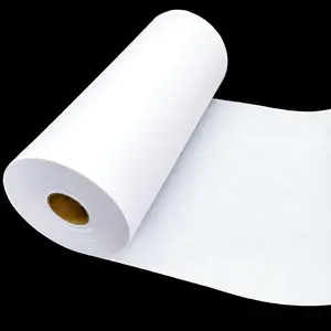 Weight Fusible Interfacing for Sewing-11.8" x 30.6 Yards,White Iron-On Non-Woven Stiffener,Suitable for Quilting,Crafts,Clothing,and Home Sewing(100g/㎡)