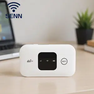 SENN 4G LTE Portable WiFi Hotspot - SIM Plug-in card wifiMini Design  No Contract Travel Internet for RV/Camping, High Speed Streaming, Connect 15 Devices, Pocket Sized, Unlocked