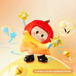 MINISO YOYO Tilted Head Icon Box Blind Box | Rotatable & Luminous Quirky Bear Figure | Dopamine Style Desk Decor, Official Licensed Collectible Gift #YOYOBlindBox #DopamineDecor #CollectibleFigures