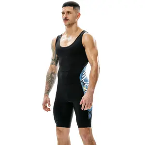 WARM BODY COLD MIND Men's Compression Weightlifting Singlet S-2 For Powerlifting, Olympic Lifting Training and Competitions, Lifting Singlet from 4-Way Stretch Fabric, Full Range Motion, Breathable Fit, IPF Approved Design